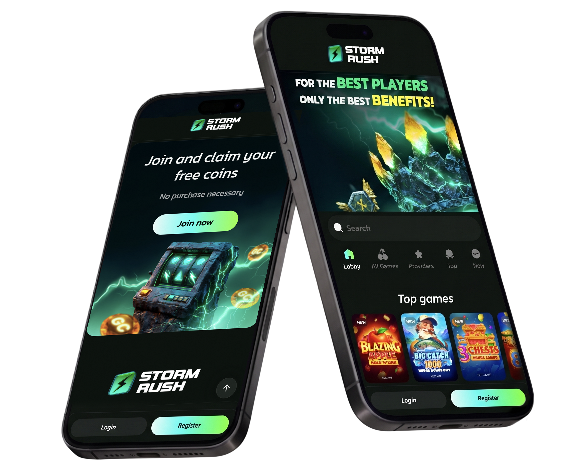 Stormrush on mobile